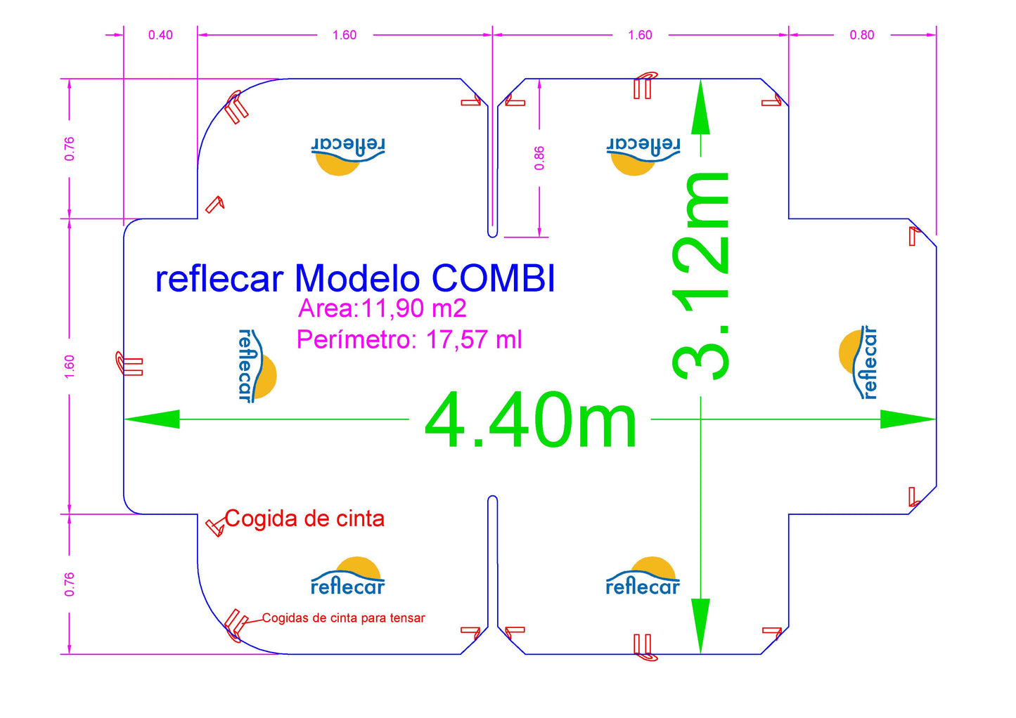 OSCURECEDOR aislante reflecar COMBI