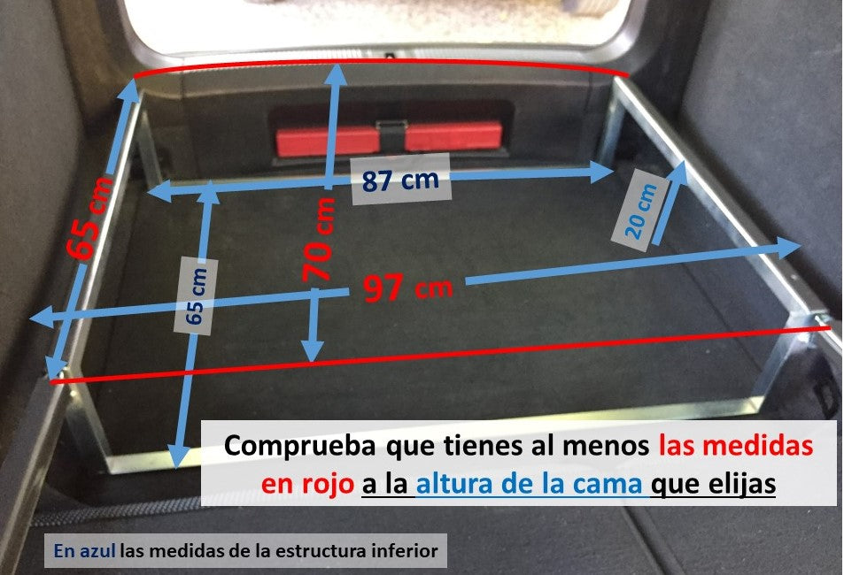 ¿Sirve la cama de reflecar para el maletero de mi coche?