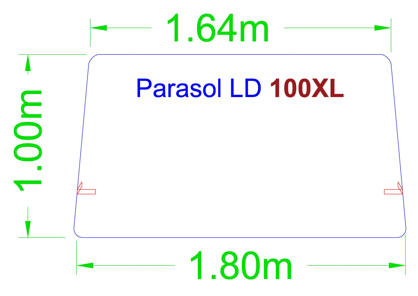 PARASOL reflecar LUNA DELANTERA 100XL